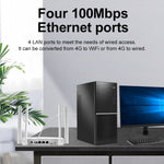 เราเตอร์ไร้สาย 4G CPE แบบเสียบปลั๊ก WiFi 6 จุดเชื่อมต่อเครือข่าย ปลั๊กยุโรป EC21