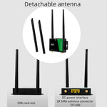 เราเตอร์ไร้สาย 4G แบบเสียบปลั๊กพร้อมเสาอากาศขยายถอดได้ LTE จุดเชื่อมต่อเครือข่าย WiFi ปลั๊กยุโรป LT210B