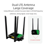 เราเตอร์ไร้สาย 4G แบบเสียบปลั๊กพร้อมเสาอากาศขยายถอดได้ LTE จุดเชื่อมต่อเครือข่าย WiFi ปลั๊กยุโรป LT210B