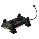 พัดลมระบายความร้อนฐานเครื่องเล่น XBOX Series S พร้อมไฟ LED ในตัว, พัดลมระบายความร้อนฐานสีขาว, พัดลมระบายความร้อนฐานสีดำ