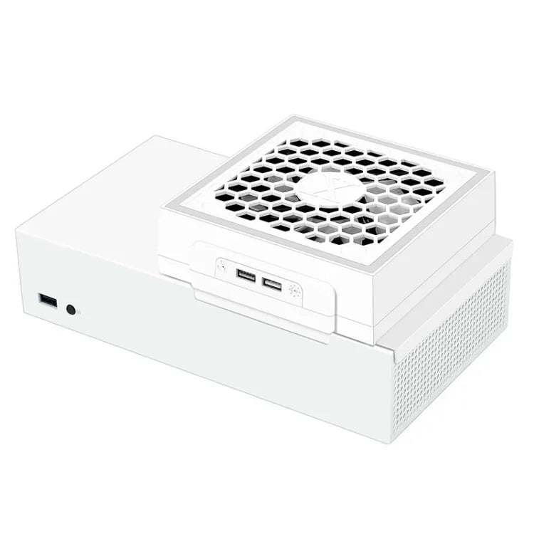 พัดลมระบายความร้อนติดข้างเครื่องสำหรับเครื่องเล่น XBOX Series S พร้อมไฟ RGB, สำหรับ XBOX Series S