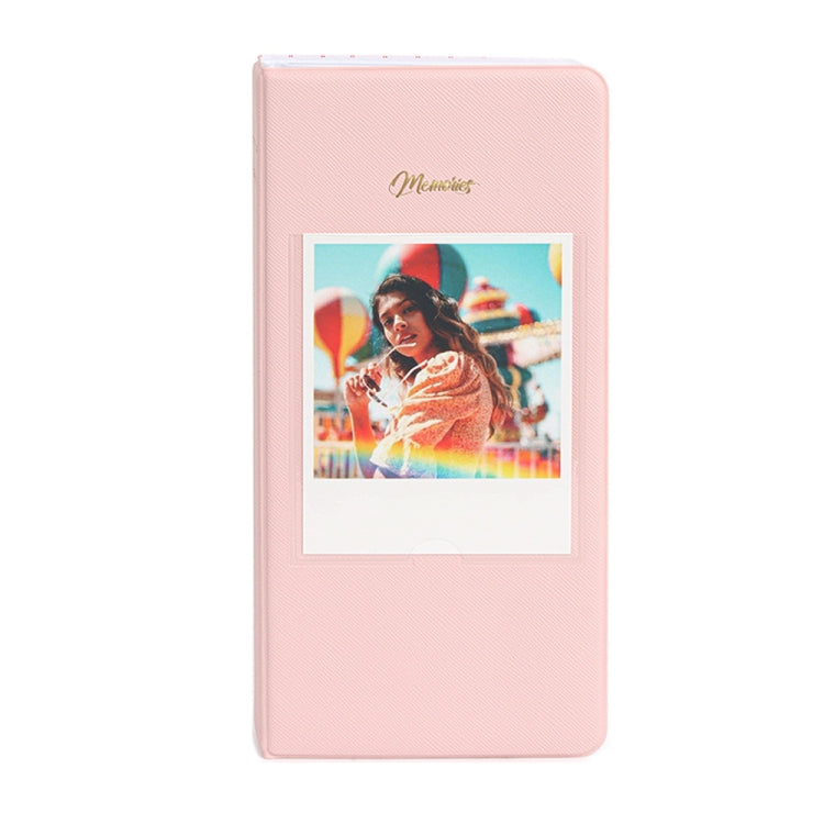 64-Piece 5 Inch Photo Storage Album, White, Black, Light Blue, Brown, Green, Pink, Blue, Purple