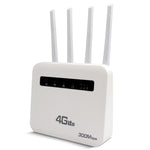เราเตอร์ไร้สาย 4G CPE WiFi6 แบบเสียบปลั๊ก สองพอร์ต จุดเชื่อมต่อไร้สาย ปลั๊กยุโรป สำหรับยุโรป / เอเชีย / แอฟริกา