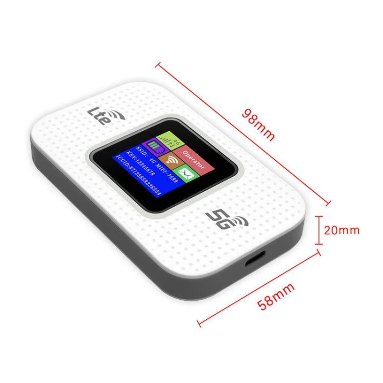 เราเตอร์ไร้สาย 4G Mobile WiFi แบบเสียบปลั๊ก สำหรับรถยนต์ พกพา รุ่น MF68E-LCD เวอร์ชันยูเรเชีย