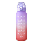 แก้วน้ำ Tritan ความจุ 1000ml สีไล่เฉด สำหรับกีฬากลางแจ้ง