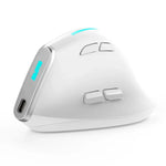 ZELOTES F36 เมาส์ไร้สายแนวตั้งแบบโปรแกรมได้ 9 ปุ่ม พร้อมการจับที่ถนัดมือ Bluetooth คู่ + 2.4G, F36 (สีขาว), F36 (สีดำ)
