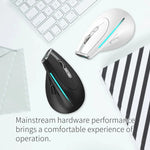 ZELOTES F36 เมาส์ไร้สายแนวตั้งแบบโปรแกรมได้ 9 ปุ่ม พร้อมการจับที่ถนัดมือ Bluetooth คู่ + 2.4G, F36 (สีขาว), F36 (สีดำ)