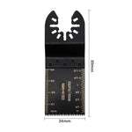 2pcs Trimmers High Carbon Steel Straight Saw Blade For Multi Tool, Small Teeth, 45mm Fine Teeth