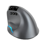 ZELOTES F-26C เมาส์ไร้สายแนวตั้ง 8 ปุ่ม โหมดคู่ 2.4G+Bluetooth พร้อมจอแสดงผล LED, F-26C