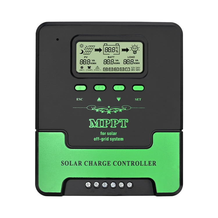 คอนโทรลเลอร์โซลาร์เซลล์ MPPT อัจฉริยะสำหรับการระบุแสง 12V/24V 60A รุ่น CM-D60, CM-D50
