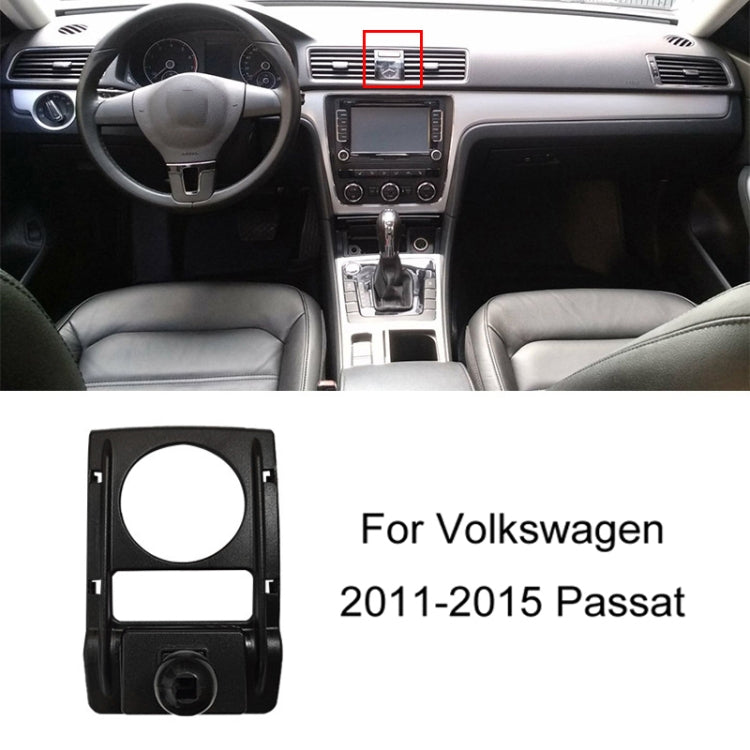 For Volkswagen Car Air Outlet Modified Mobile Phone Holder Base, 05-13 Touran, 08-12 Lavida, 08-12 Bora, 09-13 Golf 6, 11-15 Passat, 11-18 POLO, 11-18 Touareg, 17-21 Magotan/19-20 CC, 14-20 Golf, 12-14 Sagitar, 12-14 Magotan                            ...