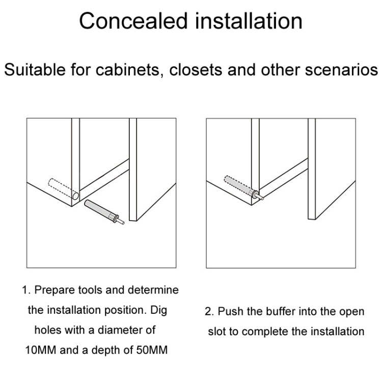 3pcs Cabinet Door Bouncing Anti-Collision Mute Cushion Damper