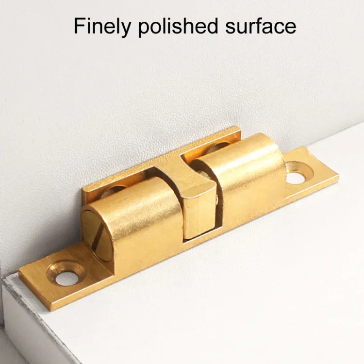 2pcs Cabinet Magnetic Spring Buckle Ball Door Sucker, Small Gold, Medium Gold, Large Gold, Extra Large Gold, Small Silver, Medium Silver, Large Silver, Extra Large Silver