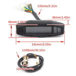 Motorcycle HD LCD Fuel Level Speed Electronic Instrument