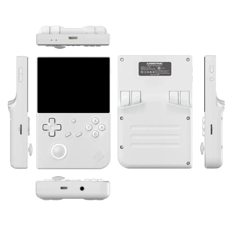 เครื่องเล่นเกมพกพา ANBERNIC RG40XXV หน้าจอ HD แนวตั้ง พร้อมจอยสติ๊กและไฟแสงรอบข้าง, ความจุ 64GB, 64GB+128GB, 64GB+256GB
