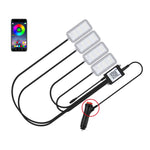 Eight-Color LED Voice Control Car Music Rhythm Atmosphere Light, 5V USB Remote Control, 5V USB APP, 5V USB APP + Remote Control, 5V USB With Switch Remote Control, 5V USB With Switch APP, 5V USB With Switch APP + Remote Control                         ...