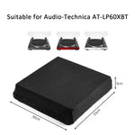 ปลอกผ้าฟลีซกันฝุ่นสำหรับเครื่องเล่นแผ่นเสียง Audio-Technica AT-LP60XBT พร้อมสายยางยืด, ปลอกกันฝุ่น AT-LP60XBT