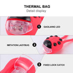 ไฟหน้า LED ซิลิโคนลายเต่าทองสำหรับจักรยาน