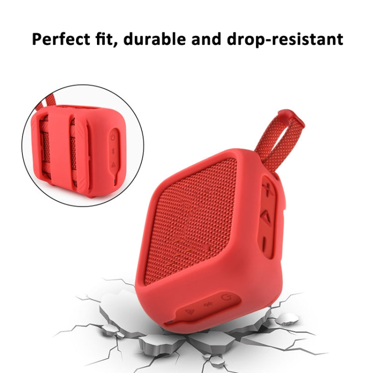 ปลอกซิลิโคนสำหรับลำโพง JBL Go 4 พร้อมสายรัดสำหรับจักรยานหรือรถกอล์ฟ