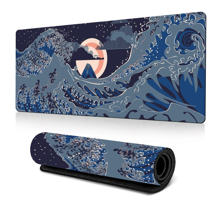 แผ่นรองเมาส์ Big Wave แบบยางกันลื่น ขนาด 300x600x2mm, 300x700x3mm, 300x800x2mm, 300x800x3mm, 400x900x2mm, 400x900x3mm