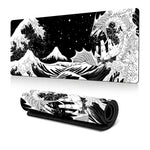 แผ่นรองเมาส์ Big Wave แบบยางกันลื่น ขนาด 300x600x2mm, 300x700x3mm, 300x800x2mm, 300x800x3mm, 400x900x2mm, 400x900x3mm