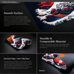 แผ่นรองเมาส์ Big Wave แบบยางกันลื่น ขนาด 300x600x2mm, 300x700x3mm, 300x800x2mm, 300x800x3mm, 400x900x2mm, 400x900x3mm