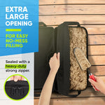 Patio Parasol Fixed Sandbag Oxford Cloth Waterproof Cover, Split Square