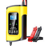 FOXSUR 12V8A SUV Car Motorcycle Intelligent Repair Type Lead-acid Battery Charger, EU Plug, US Plug, UK Plug