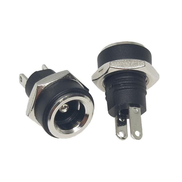 ซ็อกเก็ตไฟ DC ตัวเมียสำหรับอุปกรณ์อิเล็กทรอนิกส์ 30 ชิ้น พร้อมน็อต, DC5.5x2.1MM, ทองแดงแท้ DC5.5x2.5MM, DC3.5x1.3MM