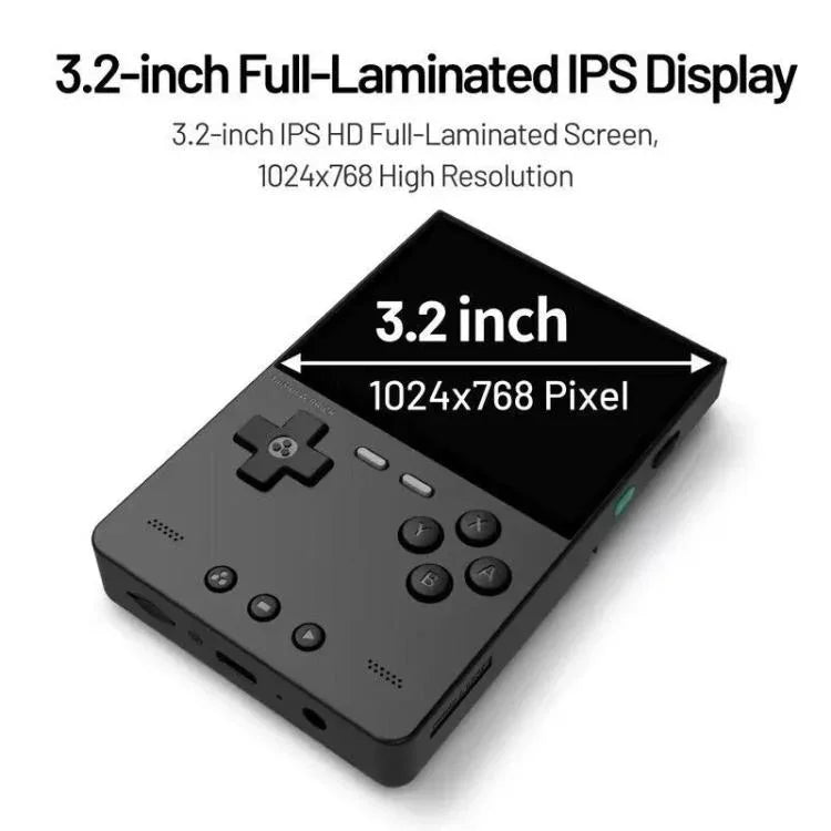 เครื่องเล่นเกมพกพา TRIMUI BRICK แบบโอเพนซอร์ส บลูทูธไร้สาย HD Retro Arcade, รุ่นมาตรฐาน ไม่มีการ์ด, 64G, 128G, 256G