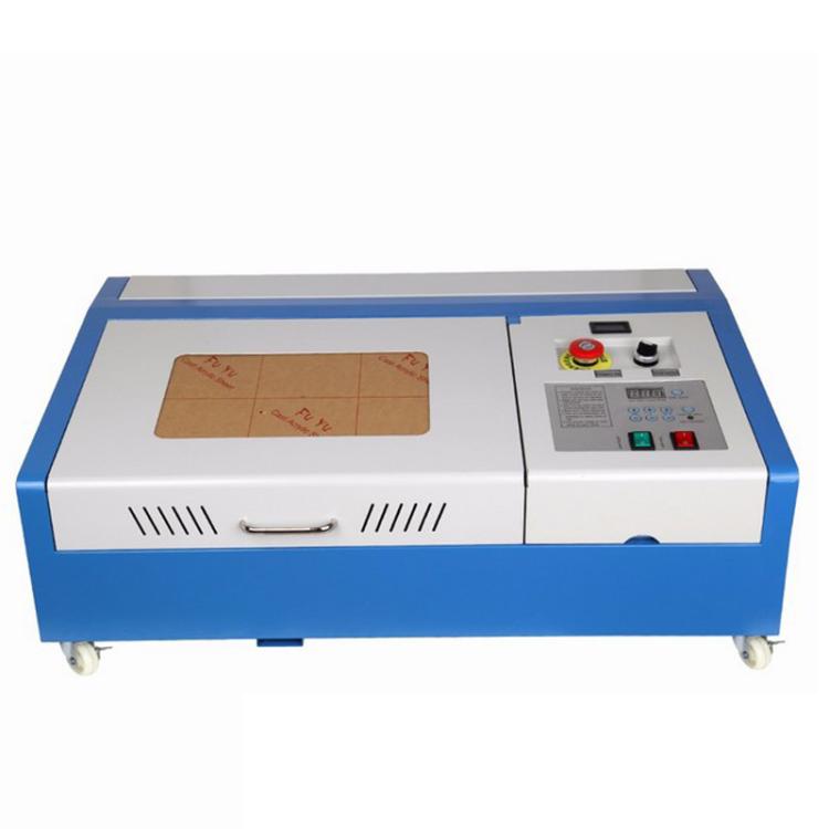 เครื่องแกะสลักเลเซอร์ CO2 รุ่น 3020B สำหรับไม้ หนัง งานไม้, ปลั๊ก EU