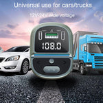 Car Voltage Digital Display Fast Charger Vehicle MP3 Bluetooth Player, GZ07