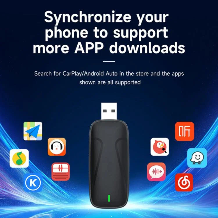 อะแดปเตอร์กล่องแปลง Carplay แบบมีสายเป็นไร้สาย สำหรับเชื่อมต่อรถยนต์ Android, MINI SE X1AIR สีดำ, MINI SE X2AIR สีดำ