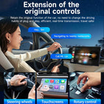 อะแดปเตอร์กล่องแปลง Carplay แบบมีสายเป็นไร้สาย สำหรับเชื่อมต่อรถยนต์ Android, MINI SE X1AIR สีดำ, MINI SE X2AIR สีดำ