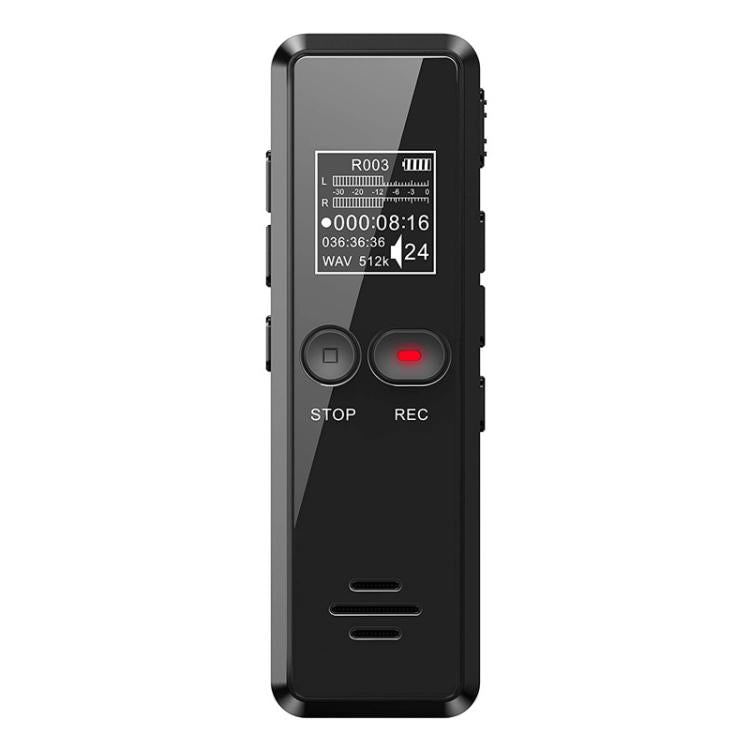 เครื่องบันทึกสัมภาษณ์ขนาดเล็กหน้าจอ LCD 0.9 นิ้ว HD ชาร์จ USB เครื่องเล่น MP3, 8GB, 16GB, 32GB, 64GB