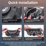 สำหรับ DJI Avata Goggles 2 BRDRC แว่นตาบินป้องกันถ้วยตา, สำหรับ DJI Avata Goggles 2