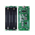 โมดูลชาร์จบูสต์แบตเตอรี่ลิเธียม UPS18650 กำลังสูง 15W 3A, 5V, 9V, 12V