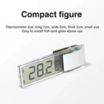 เครื่องวัดอุณหภูมิตู้ปลาไร้สายดิจิตอล LK-50 พร้อมหน้าจอ LCD ภายนอกโปร่งใส