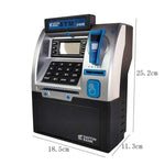 Simulated ATM Automatic Teller Machine Smart Password Card Swipe Children Piggy Bank