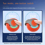 Smart Self Rolling Ball Interactive Cat Toys USB Rechargeable Cat Ball Two Speed Adjustment, TUTU Orange, TUTU Blue