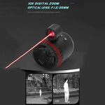 กล้องส่องทางไกลกลางแจ้งกลางคืน 350 เมตร กำลังขยาย 1-10X ความละเอียด 1080P HD