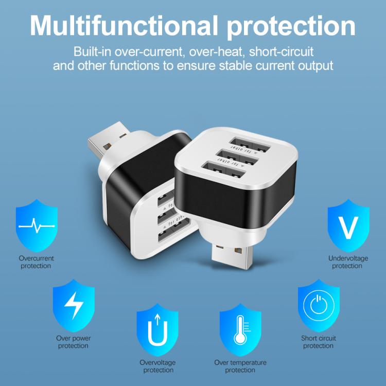 ฮับ USB 2.0 ขยาย 3 พอร์ต