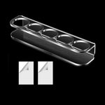Desktop Small Bottle Acrylic Stand Storage Rack, 5-Hole