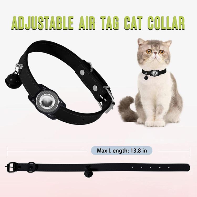 สำหรับ AirTag รุ่นที่ 2 / AirTag รุ่นที่ 1 เคสกันน้ำสำหรับตัวติดตาม ปลอกคอหนังสัตว์เลี้ยง ป้องกันการสูญหาย ปลอกคอติดตามแมว