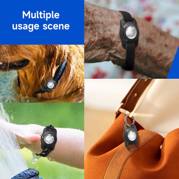 สำหรับ AirTag รุ่นที่ 2 / AirTag รุ่นที่ 1 เคสกันน้ำสำหรับตัวติดตาม ปลอกคอหนังสัตว์เลี้ยง ป้องกันการสูญหาย ปลอกคอติดตามแมว