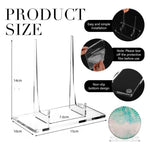 Acrylic Photo Frame Book Picture Plate Stand, 1set, 2sets