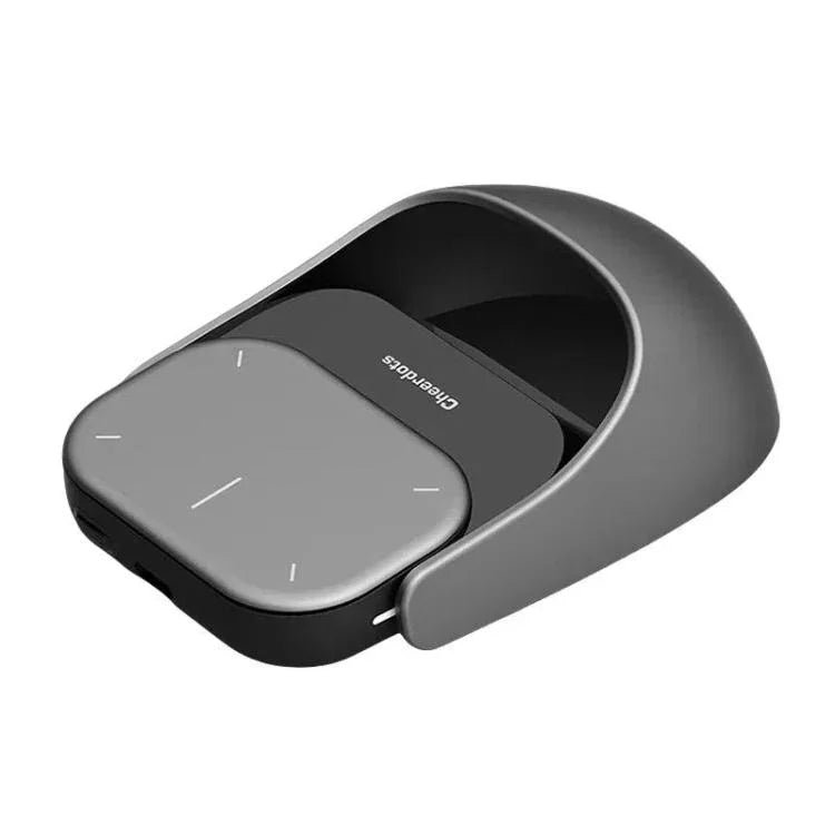 Cheerdots 2 เมาส์แอร์แม่เหล็กอัจฉริยะแบบแยกชาร์จไร้สาย Bluetooth โหมดคู่ สีดำพื้นฐาน, เทาเข้มพื้นฐาน, สีดำบันทึกเสียง, เทาเข้มบันทึกเสียง