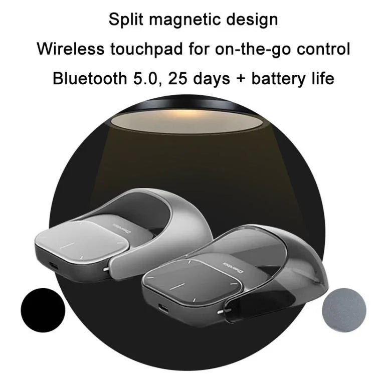Cheerdots 2 เมาส์แอร์แม่เหล็กอัจฉริยะแบบแยกชาร์จไร้สาย Bluetooth โหมดคู่ สีดำพื้นฐาน, เทาเข้มพื้นฐาน, สีดำบันทึกเสียง, เทาเข้มบันทึกเสียง