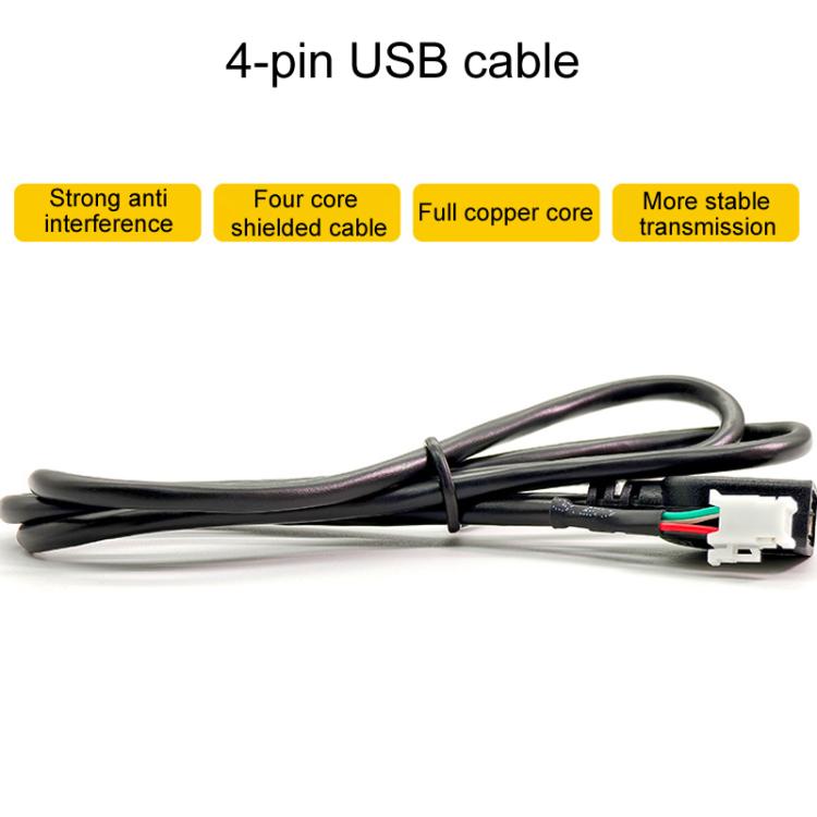 Palminfo Android Navigation Cable 7-Heads Audio Cable 16 Pin Power Cord GPS Antenna 4 Pin 6 Pin USB Cable Rear View Line, 6pcs / Set