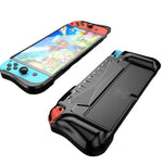 ฝาครอบป้องกัน TPU สำหรับเครื่องเล่น Switch OLED แบบบูรณาการ พร้อมช่องใส่การ์ดเกม 2 ช่อง